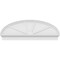 Ekena Millwork Elliptical 4 Spoke Architectural Grade PVC Combination Pediment, 60"W x 21-7/8"H x 2-3/4"P PEDPC060X220ELL04 - alternate 2